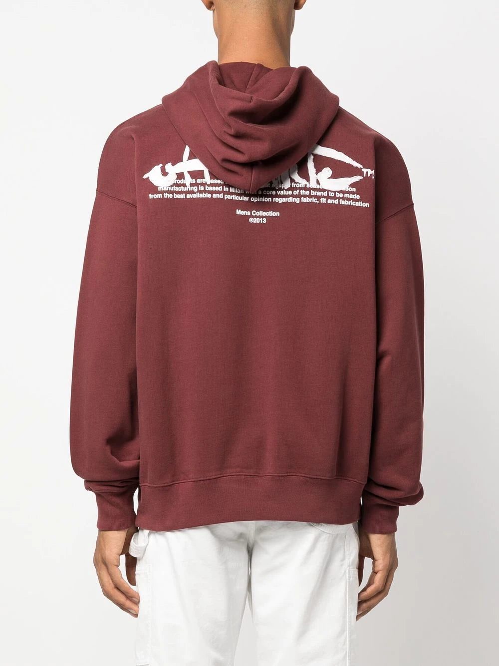 Off-White Arrows paint script skate hoodie - Image 4