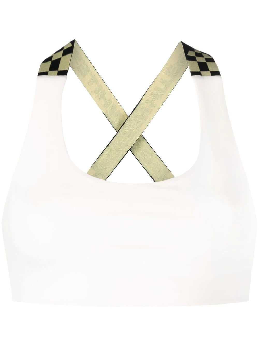 Off-White sleeveless cropped top