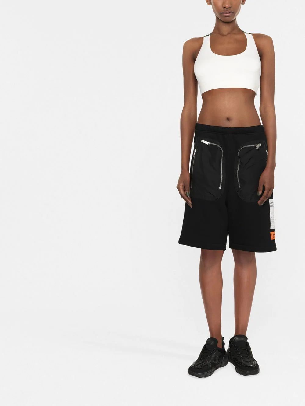 Off-White sleeveless cropped top - Image 2