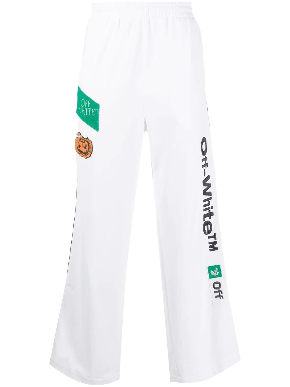 Off-White logo-embroidered track pants