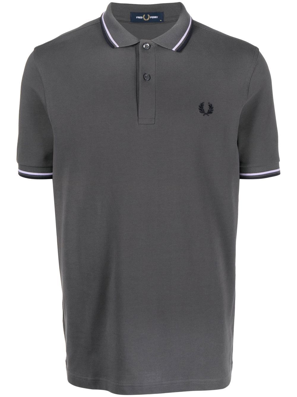 Fred Perry stripe-trim polo-shirt