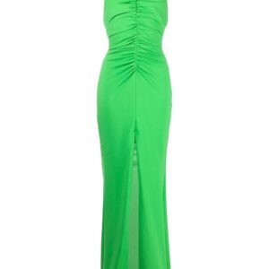Alexander McQueen ruched halter-neck dress