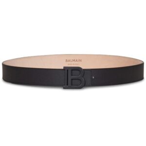 Louis Vuitton logo-plaque buckled belt