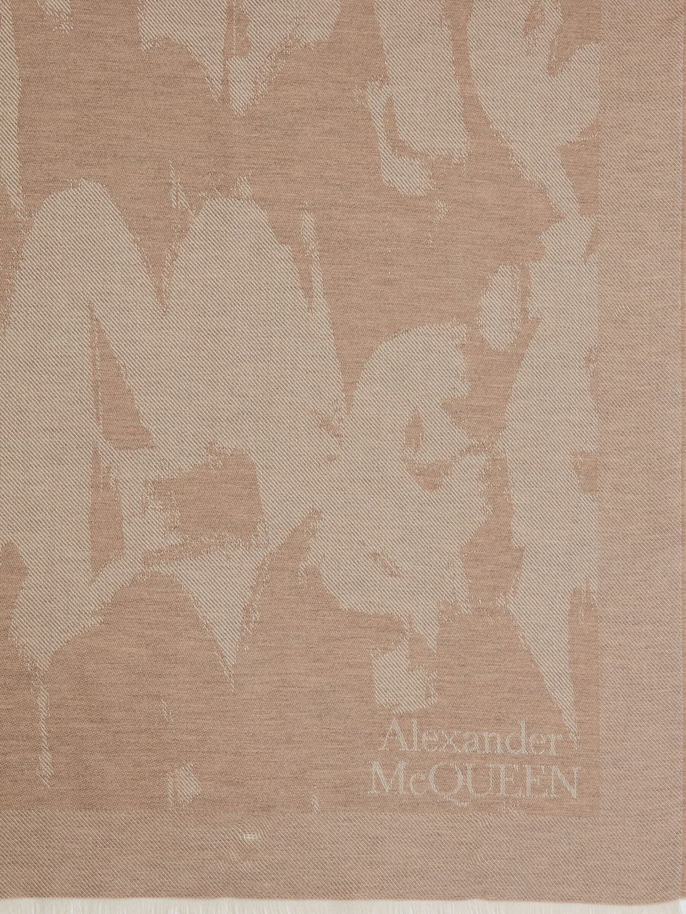 Alexander McQueen Graffiti-logo jacquard scarf - Image 2