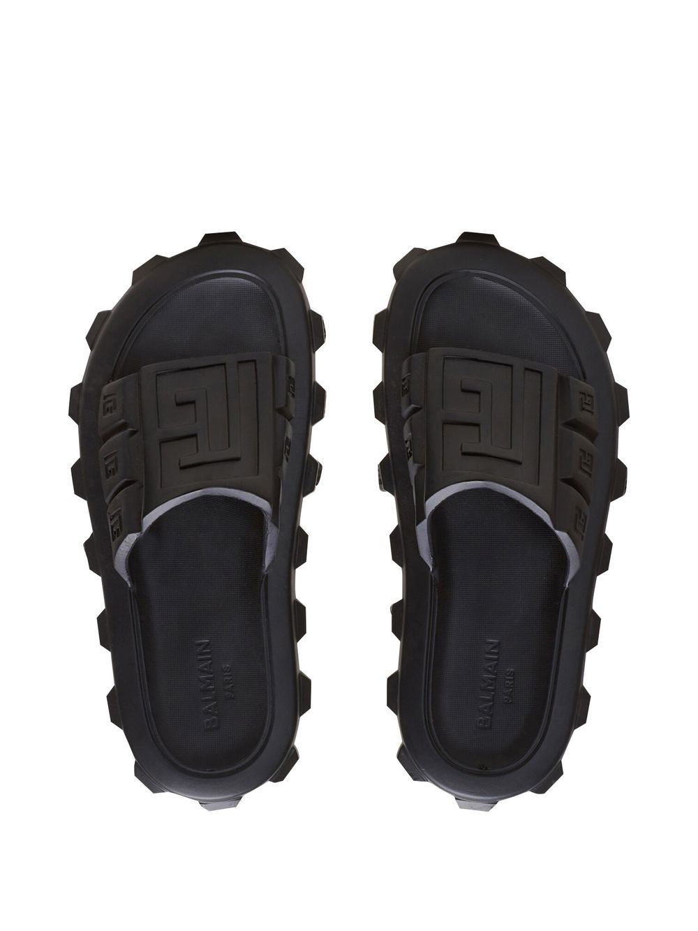 Balmain embossed-logo detail slides - Image 4