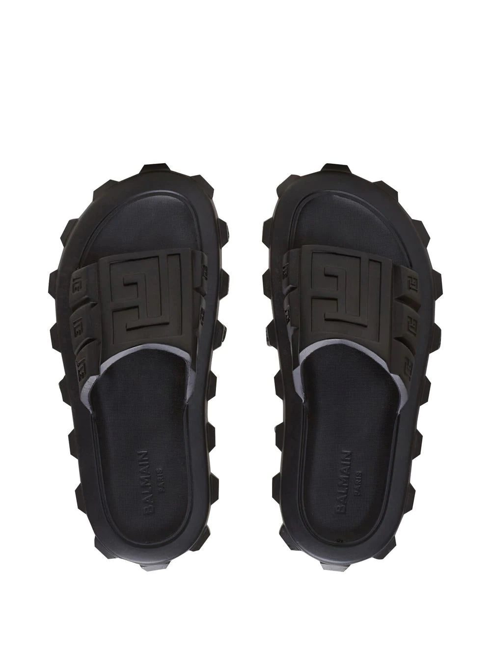 Balmain embossed-logo detail slides - Image 4