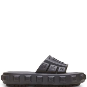 Balmain embossed-logo detail slides