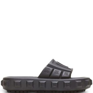 Balmain embossed-logo detail slides