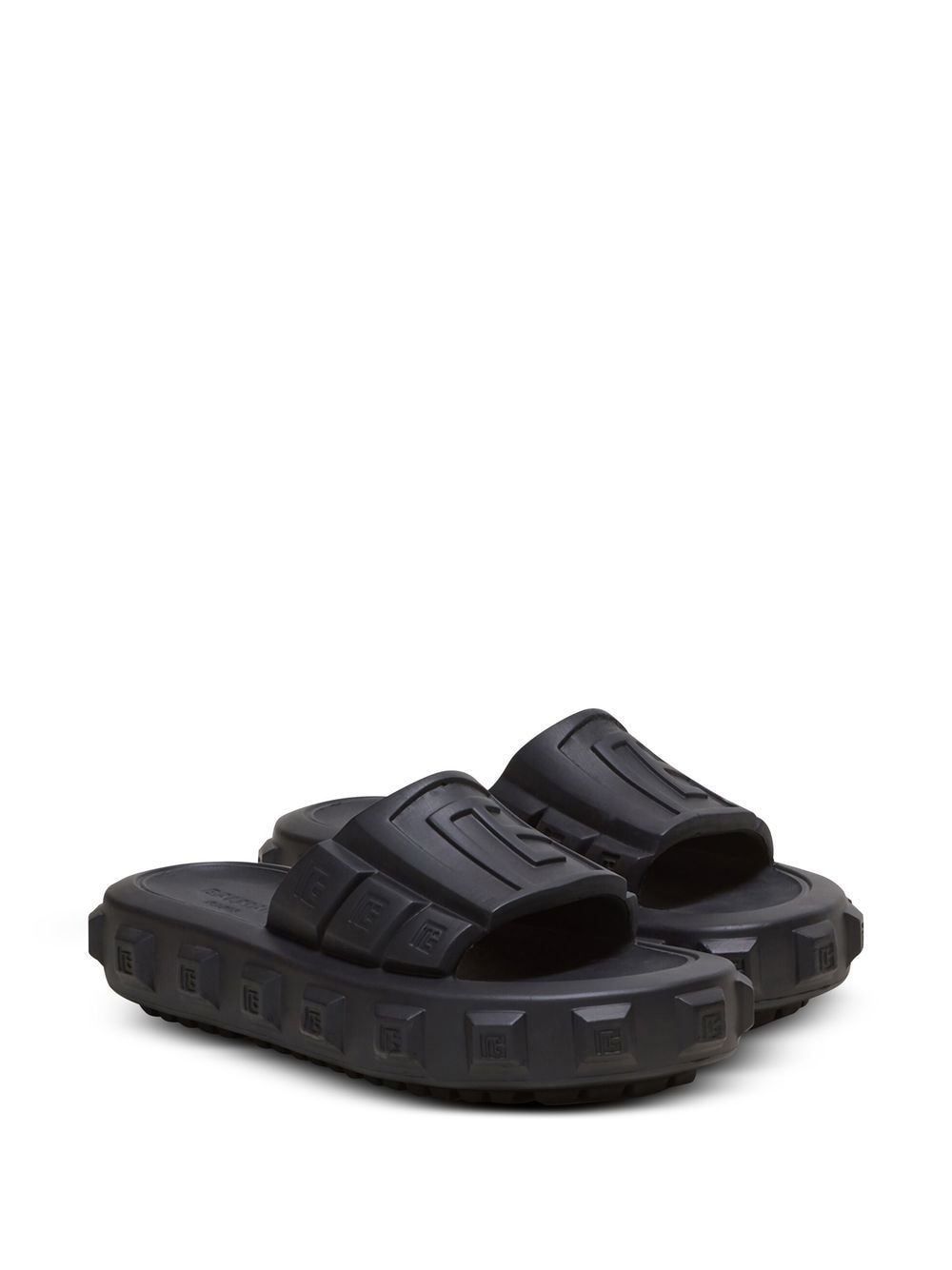 Balmain embossed-logo detail slides - Image 2