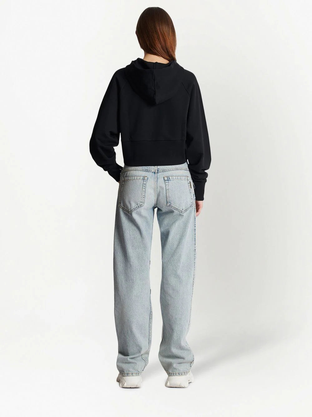 Balmain logo-print cotton hoodie - Image 4