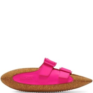 Balmain chunky-sole buckled slides