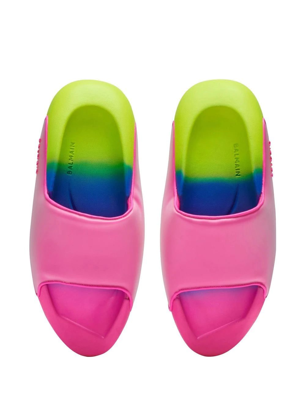 Balmain gradient-effect chunky-sole slides - Image 4