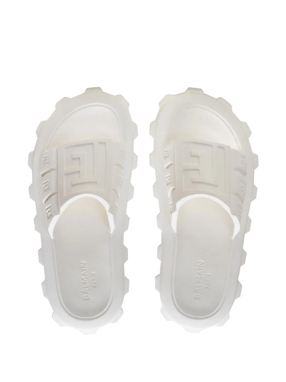 Balmain embossed-logo detail slides - Image 4