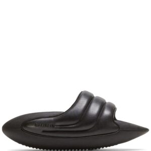 Balmain B-IT quilted platform slides
