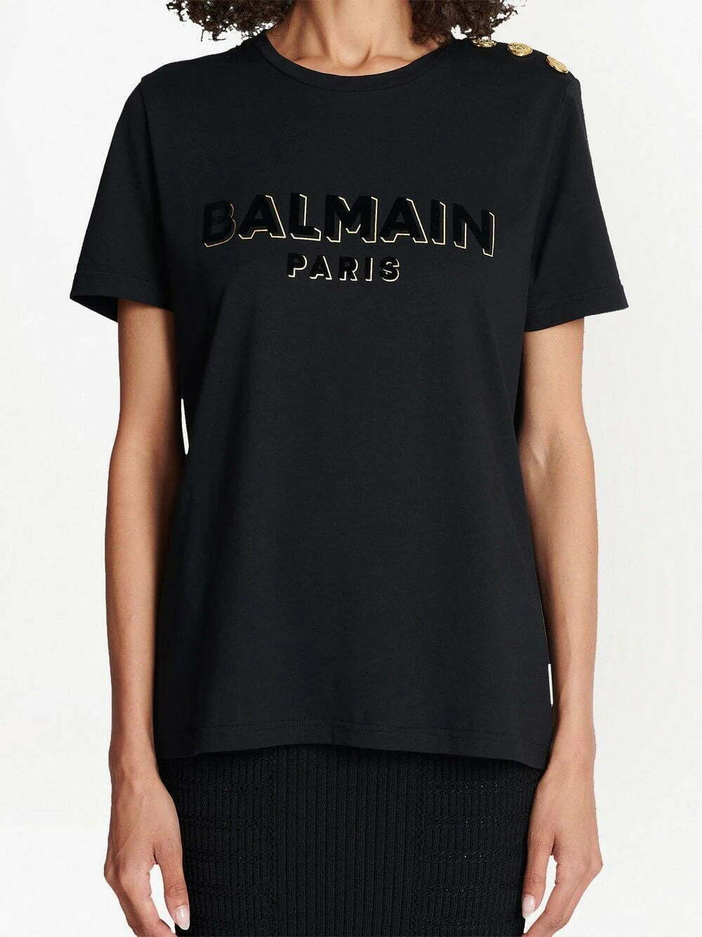 Balmain logo-print short-sleeve T-shirt - Image 3