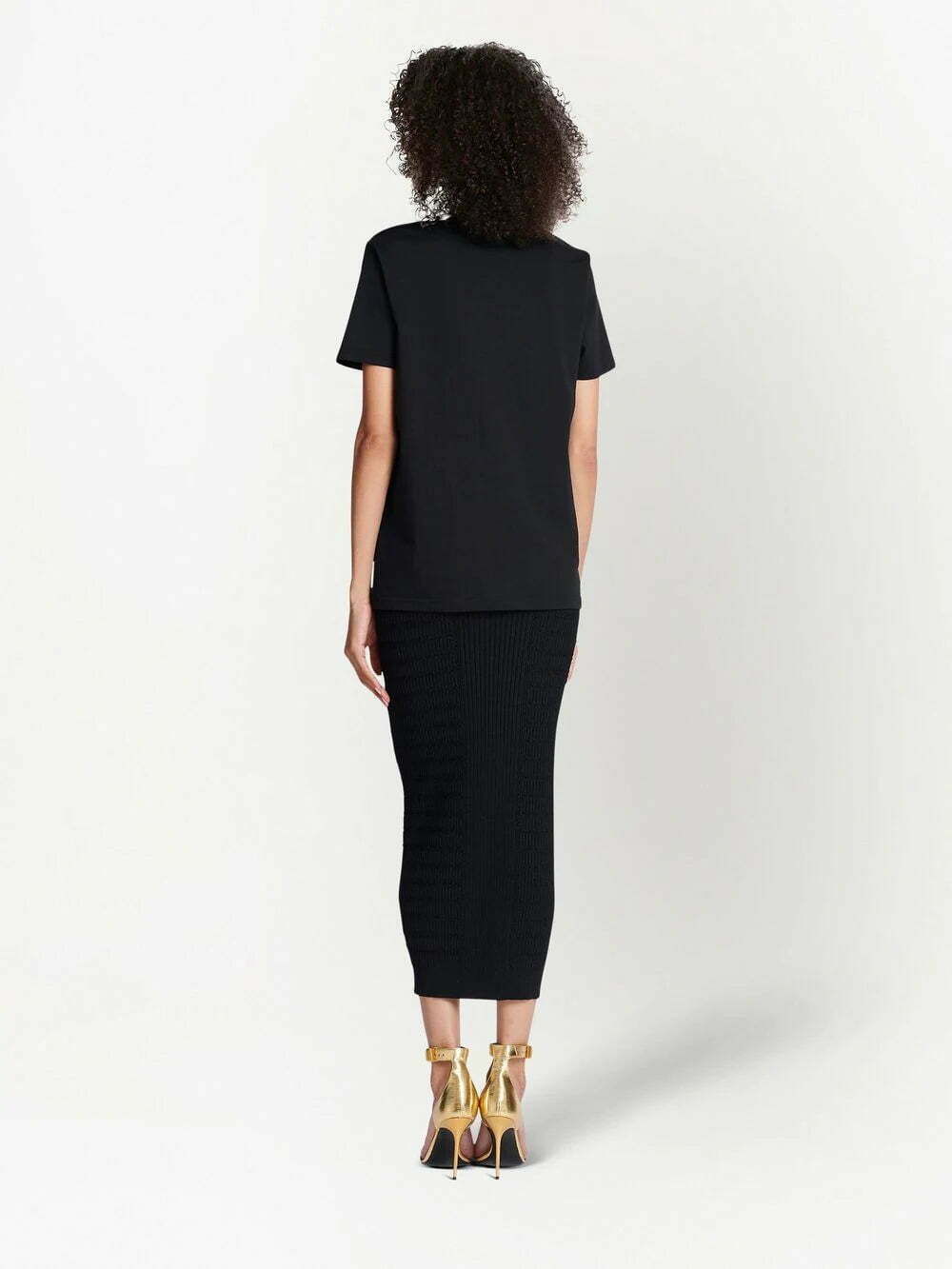 Balmain logo-print short-sleeve T-shirt - Image 4