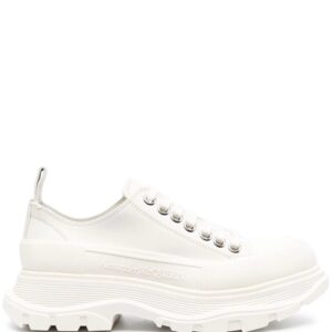 Alexander Mcqueen embossed-logo low-top sneakers