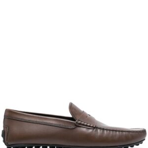 Tod's  embossed-logo detail loafers