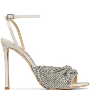 Jimmy Choo  Naria 110mm crystal-mesh sandals