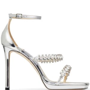 Jimmy Choo  Bing metallic 105mm sandals