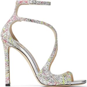 Jimmy choo  Azia 110mm glitter sandals
