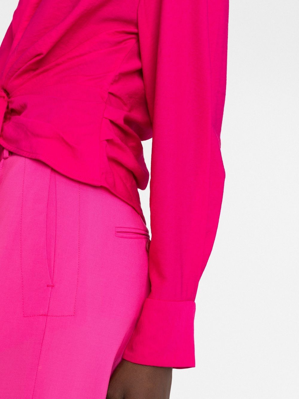 Jacquemus knot-detail long-sleeve shirt - Image 3