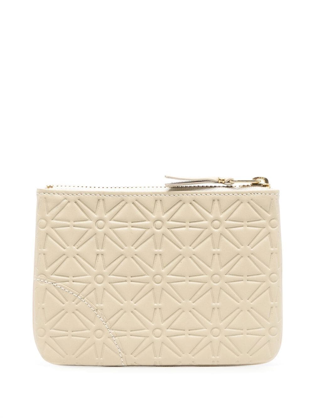 Comme Des Garçons Wallet geometric embossed top-zip wallet - Image 2