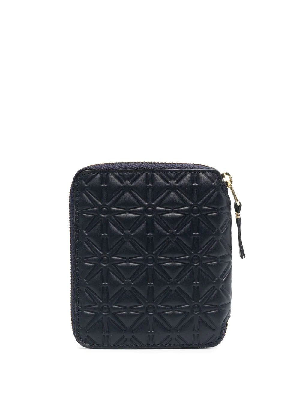 Comme Des Garçons Wallet geometric-embossed zip-around wallet - Image 2