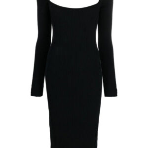 Jacquemus  La Robe Sierra ribbed midi dress