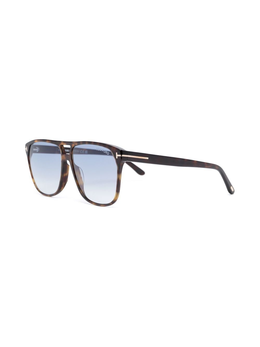 Tom Ford Eyewear tortoiseshell pilot-frame sunglasses - Image 2