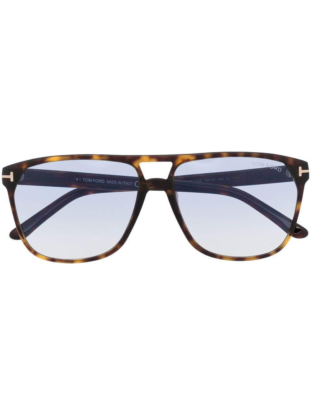 Tom Ford Eyewear tortoiseshell pilot-frame sunglasses