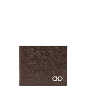 Ferragamo Gancini-plaque leather wallet