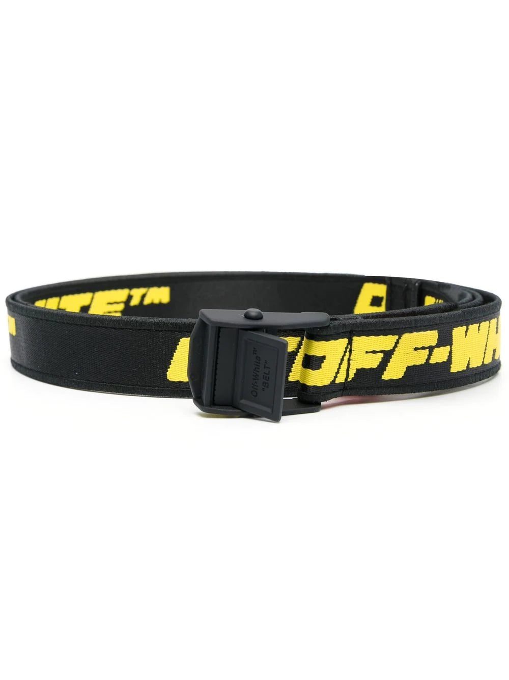 Off-white logo embroidered belt