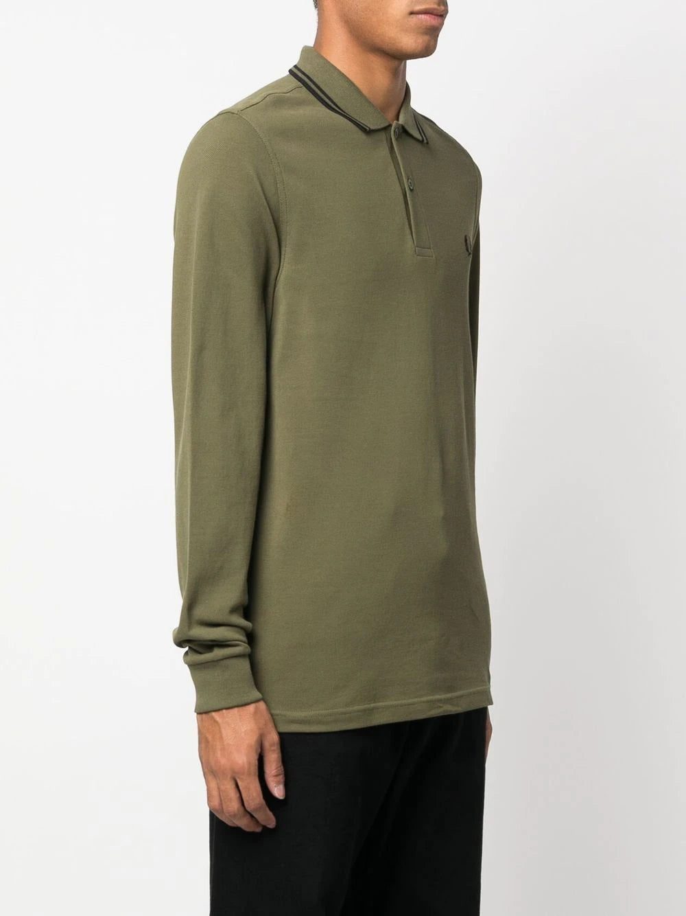 Fred Perry long-sleeve polo shirt - Image 2