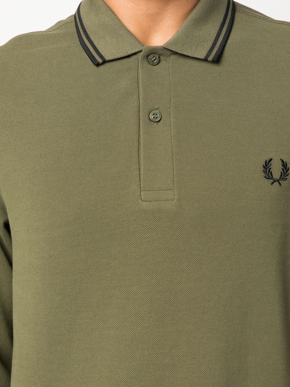 Fred Perry long-sleeve polo shirt - Image 4