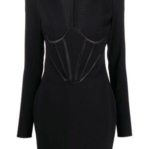 Versace corset-style minidress
