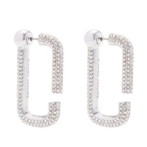 Marc Jacobs pave hoop earrings