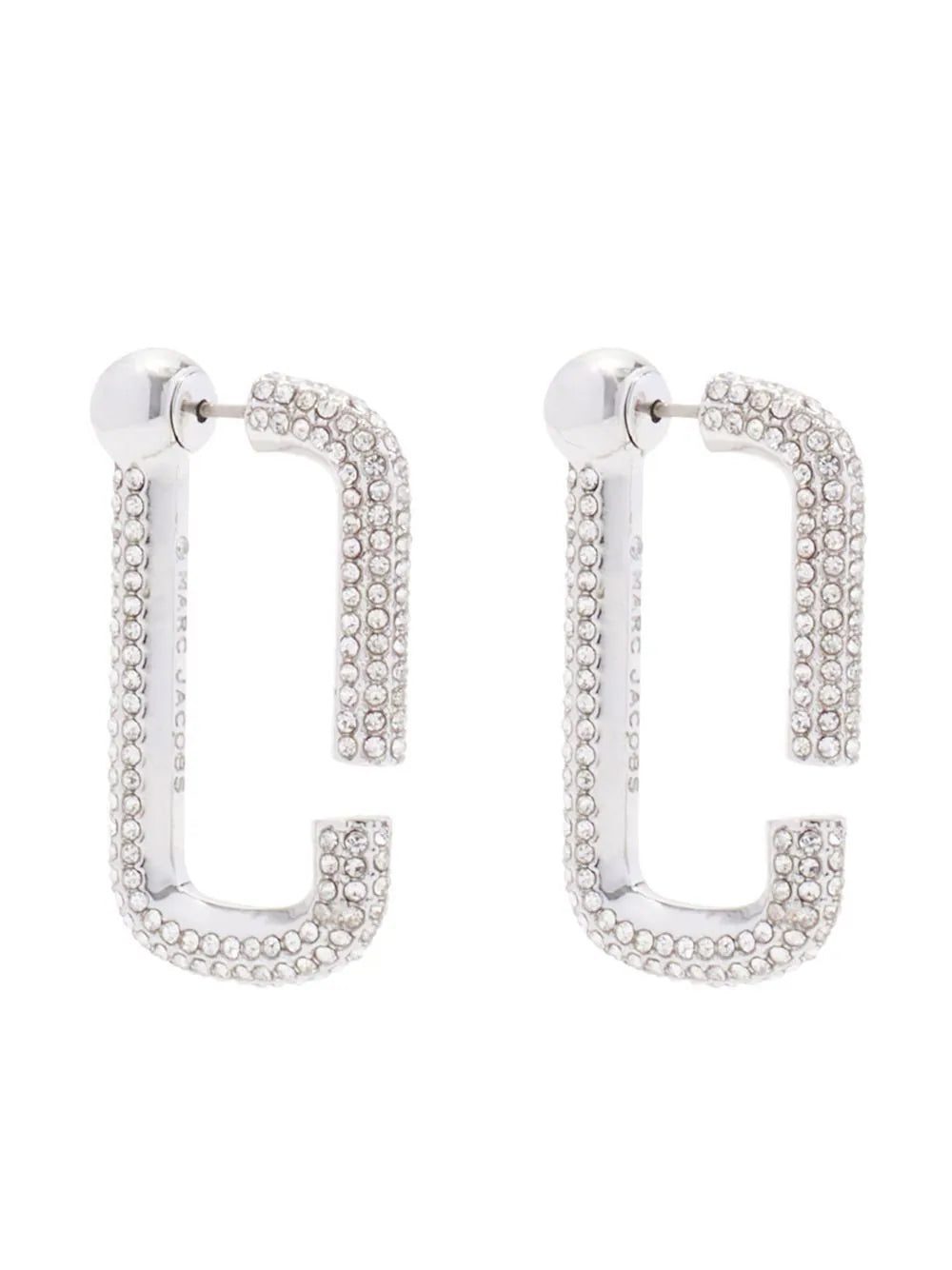 Marc Jacobs pave hoop earrings
