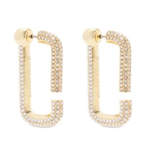Marc Jacobs pave hoop earrings