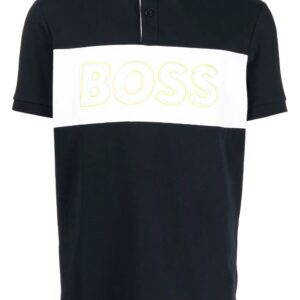 BOSS  logo-print short-sleeved polo shirt