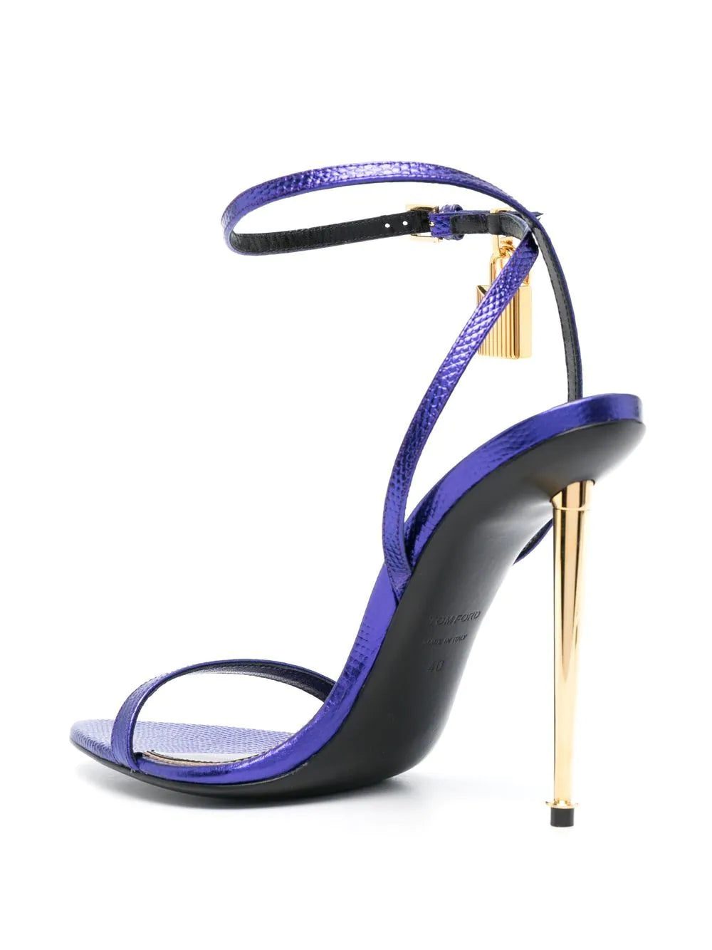 TOM FORD 120mm padlock ankle-strap sandals - Image 3