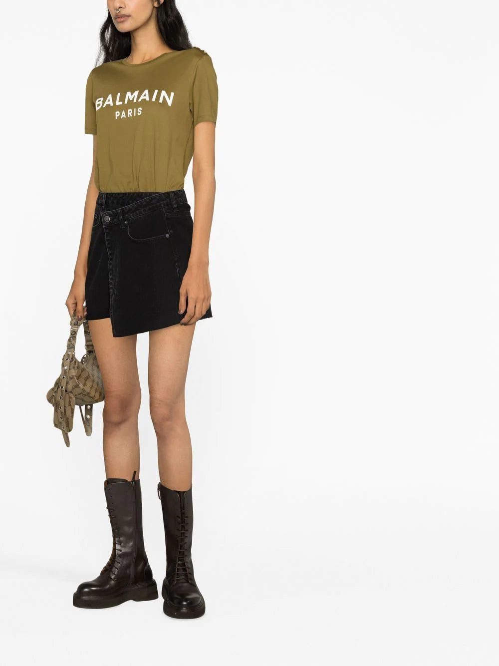 Balmain logo-print cotton T-shirt - Image 4