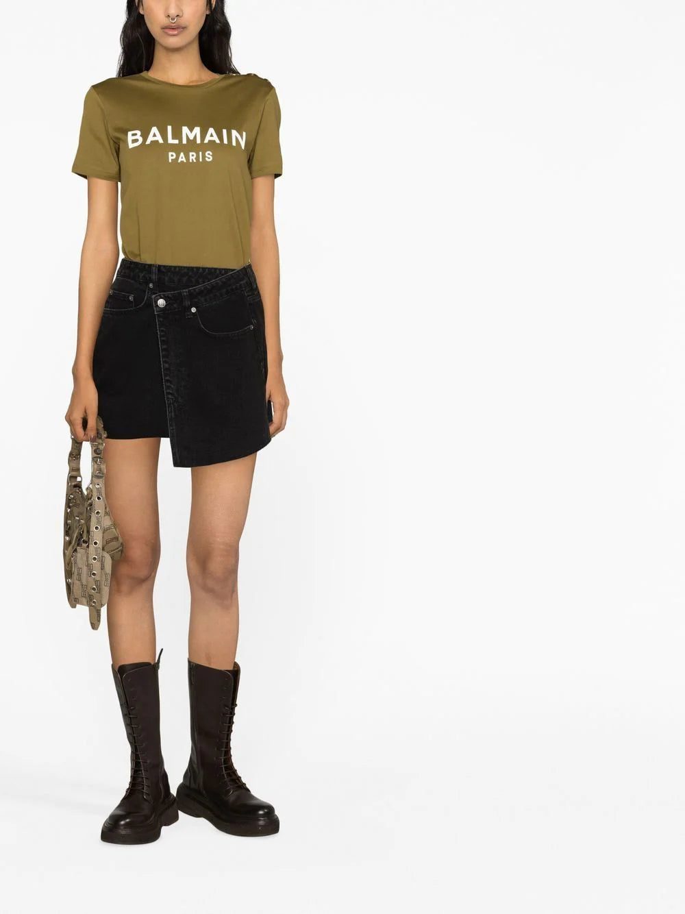 Balmain logo-print cotton T-shirt - Image 2
