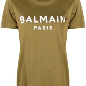 Balmain  logo-print cotton T-shirt
