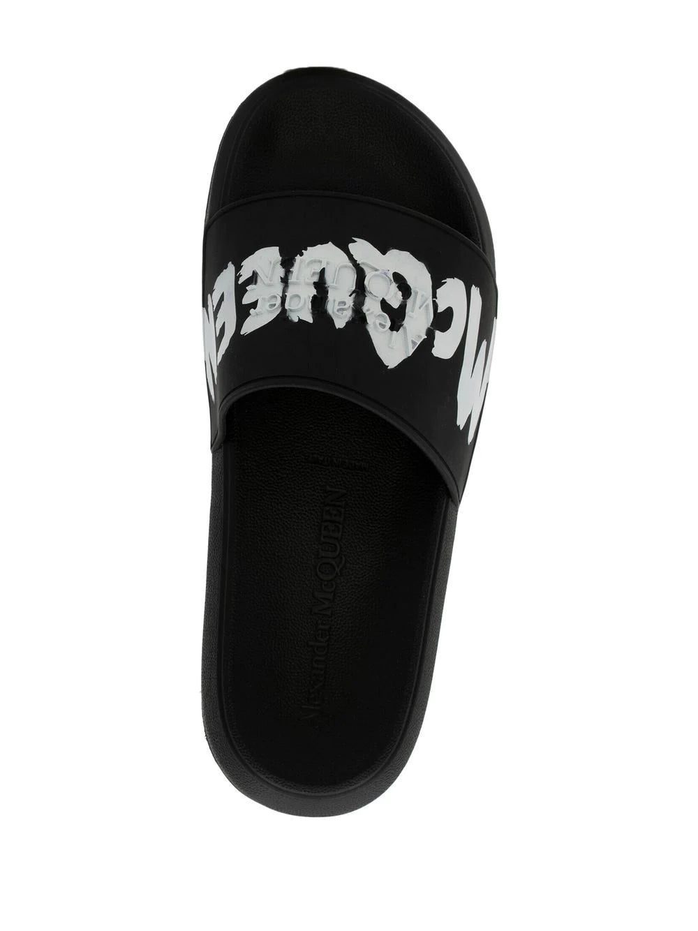 Alexander McQueen embossed-logo detail slides - Image 4