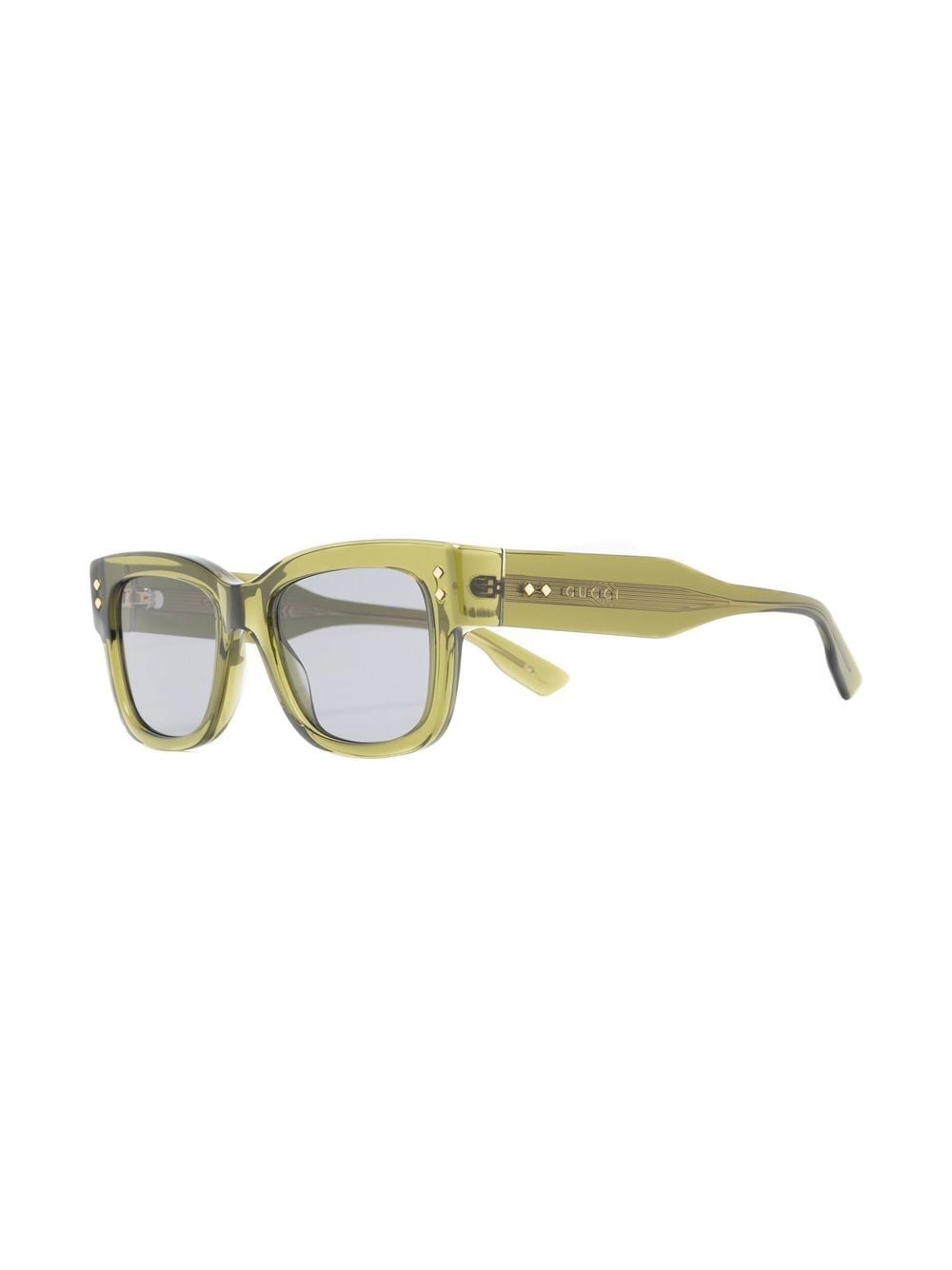 Gucci Eyewear transparent square-frame sunglasses - Image 2