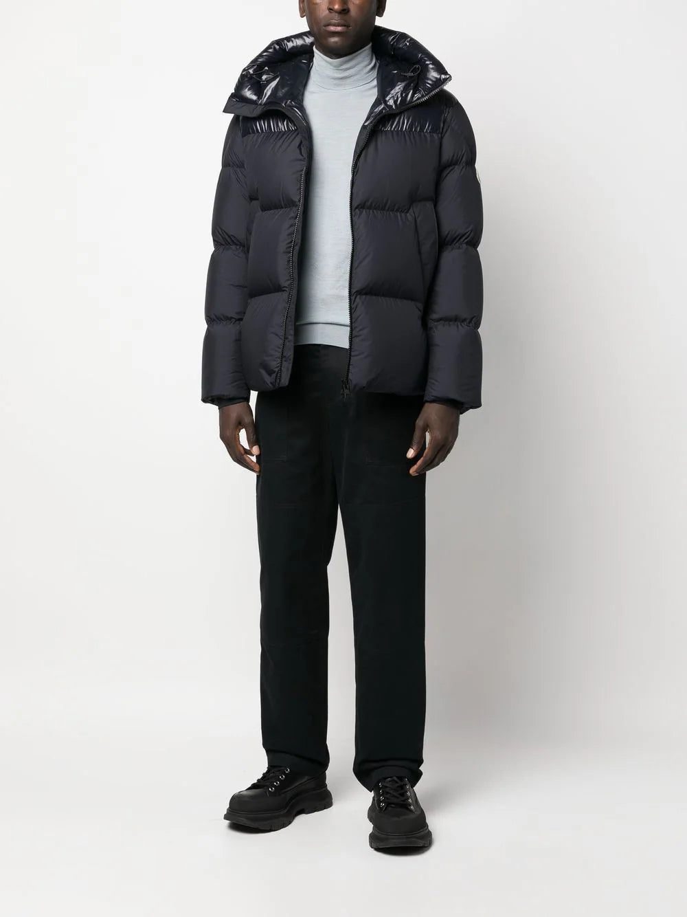 Moncler Damavand shine-panelled padded jacket - Image 2