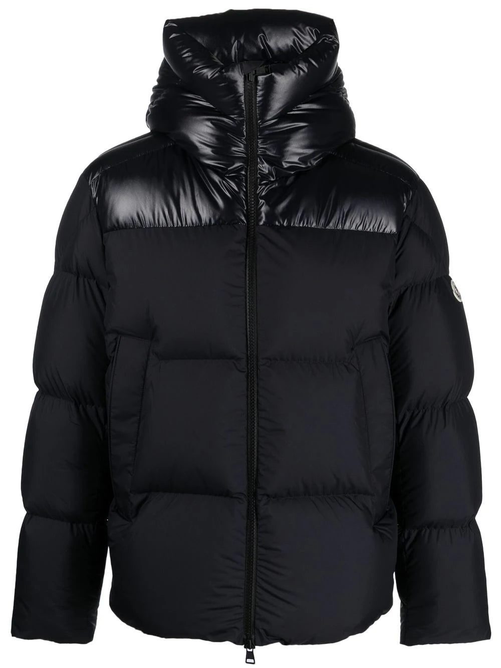 Moncler Damavand shine-panelled padded jacket