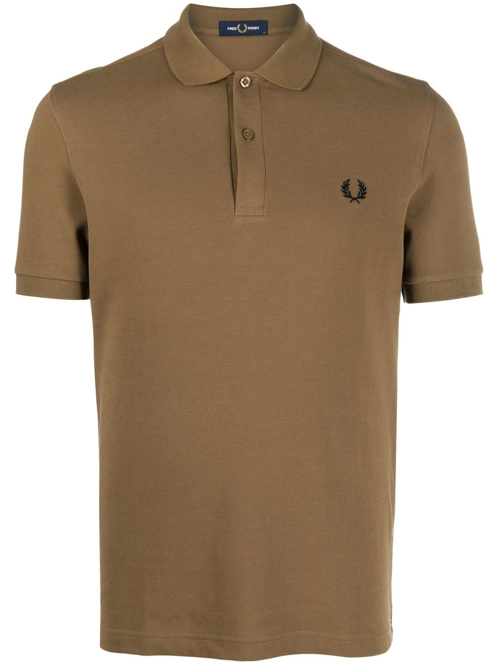 Fred Perry embroidered-logo polo shirt