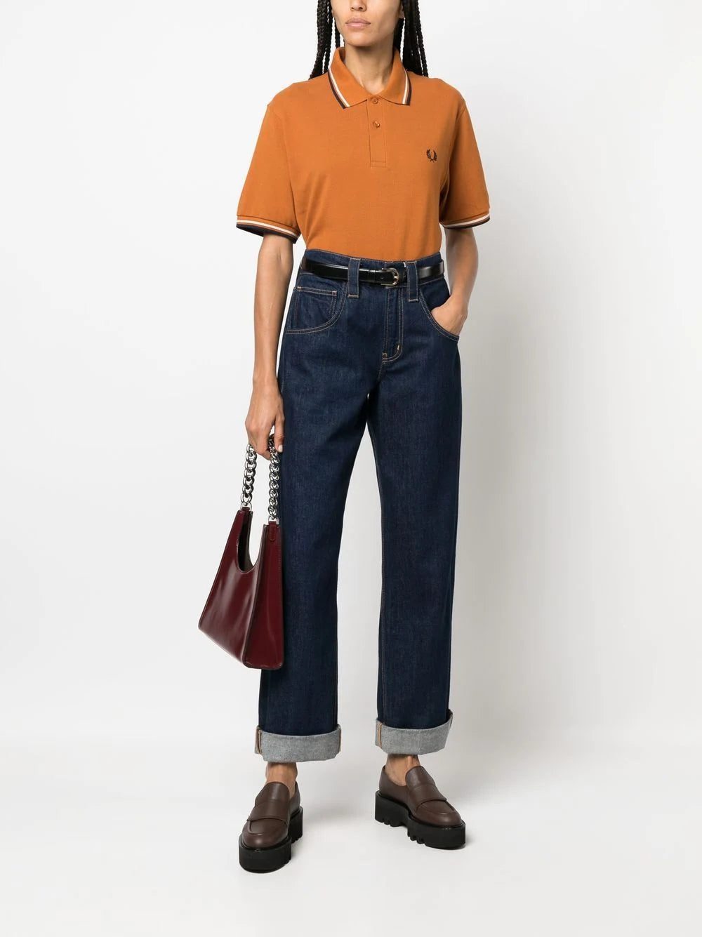 Fred Perry embroidered-logo short-sleeved polo shirt - Image 3